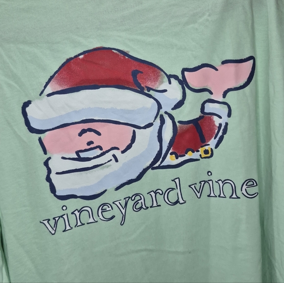 Vineyard Vines Men's Mint Green Long Sleeve Shirt. 1828/425 - Picture 6 of 7